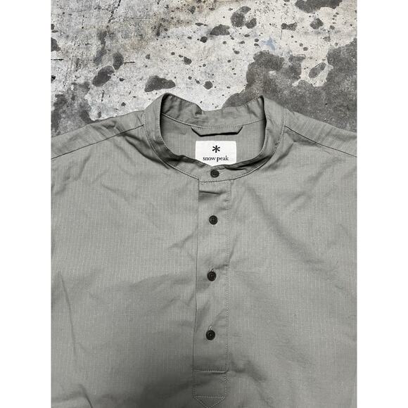 Snow Peak Pullover Taking Grade Smock Gray Takibi Grade XL cotton - Picture 3 of 11